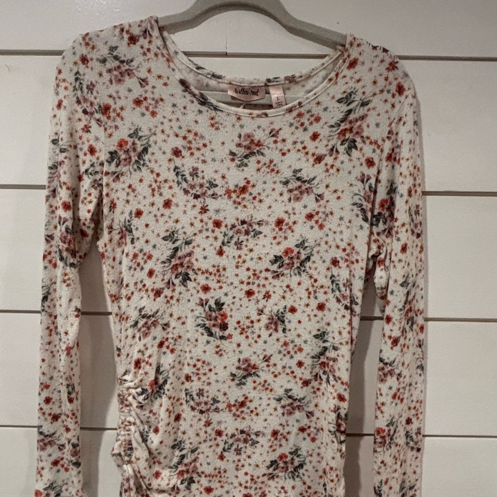 Floral Print Long Sleeve Top